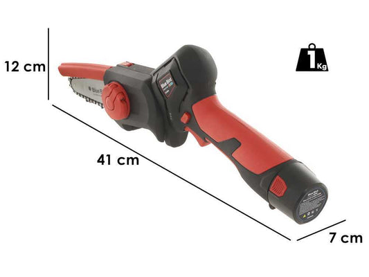 Potatore Elettrico a Batteria Blue Bird CS 22-04 – 2 Batterie 12,6V 2,5 Ah